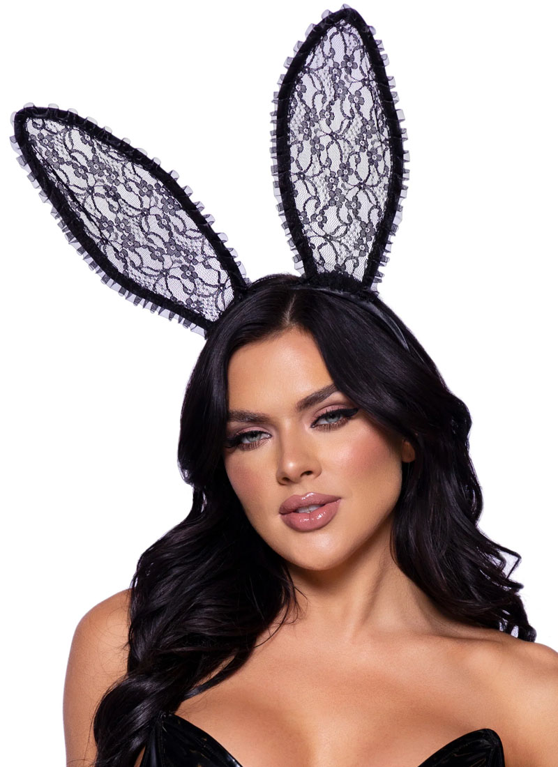 Orejas de conejo de encaje