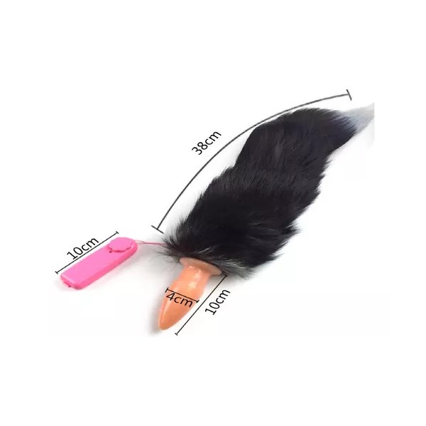 Plug Anal de silicona con vibracion