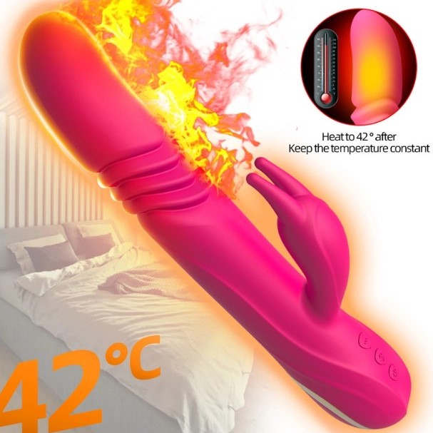 Dildo vibrador de conejo