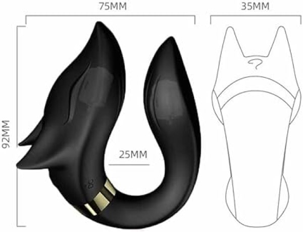 Zorro vibrador con control